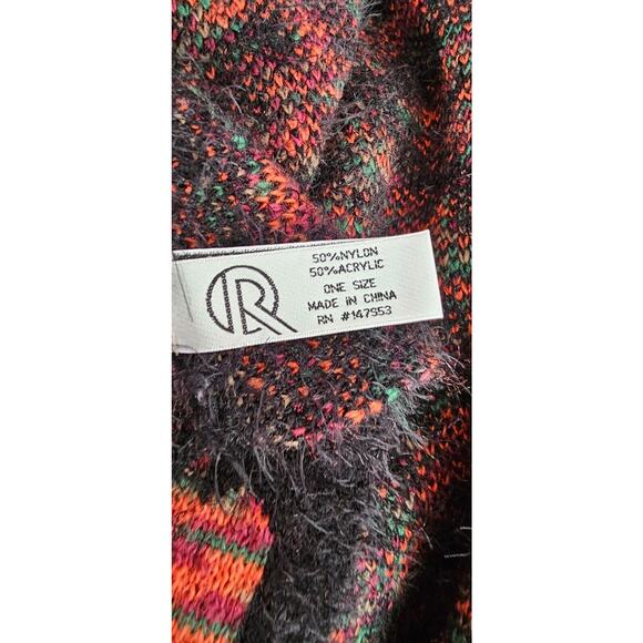 Southwestern Aztec Sweater Cardigan Vest S M L XL Serape Print Shawl Draping OS - Picture 4 of 4